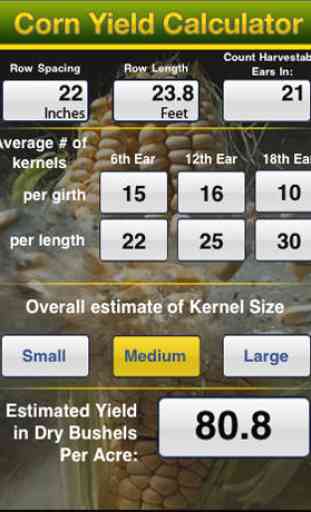 Corn Yield Calculator 1