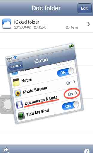 Doc folder (+iCloud Storage, zip, unzip, memory usage) 1