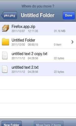 Doc folder (+iCloud Storage, zip, unzip, memory usage) 4