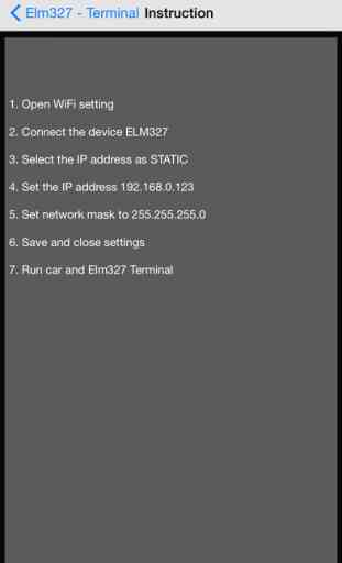 Elm327 WiFi Terminal OBD 2