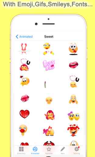 Emoticon.s Free - Animated Emoji Keyboard 3D icons 2