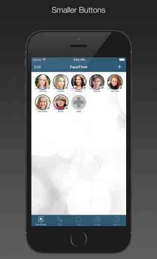 FaceDial for FaceTime, Call, Text & Email Favorites Buttons with Photos 3