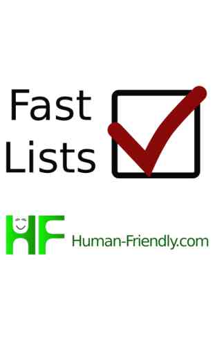 Fast Lists - Checklists for Everything 3