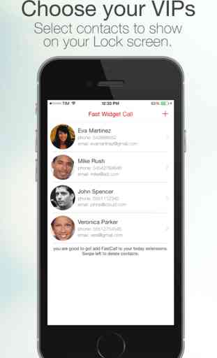 FastCall - VIPs contacts in a swipe 3
