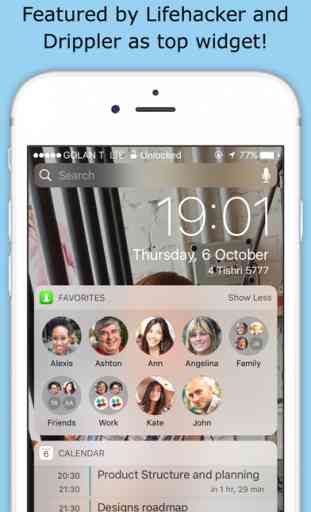 Favorites Widget - Contacts Launcher for iPhone 2
