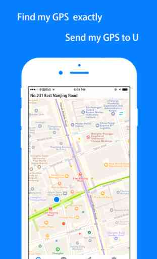 Find GPS!- share gps address to friends safely 1