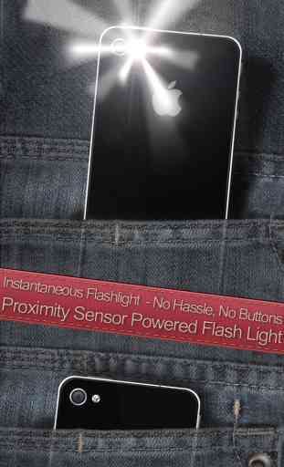 FlashLight: Proximity Sensor Powered Flash Light 2