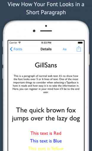 Font Viewer Premium - The Typeface Font Book for Designers & Artists 2