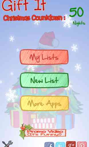 Gift It - Christmas Shopping List & Countdown App! 1