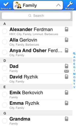 Group Contacts - Powerful Address Book Manager 2
