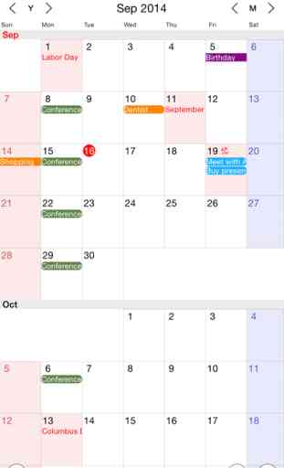 HachiCalendar3 - Vertical Scroll Calendar,Widget Calendar 4