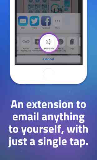 Mail to Self • Send notes to your email in one tap 1
