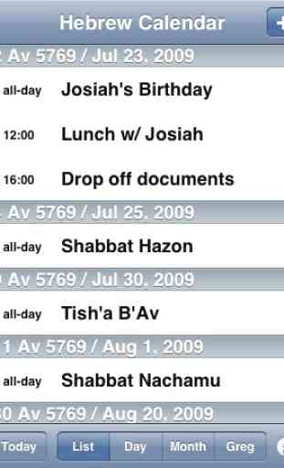 Hebrew Calendar 4
