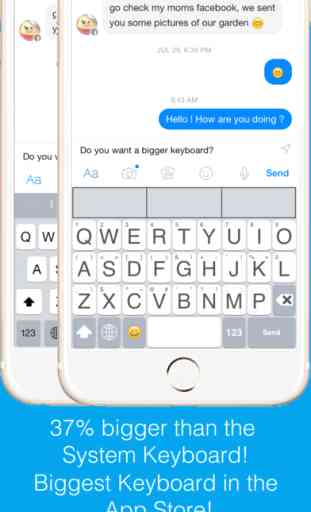 Highlighted Keyboard - Extra large Keyboard with next key hints 1