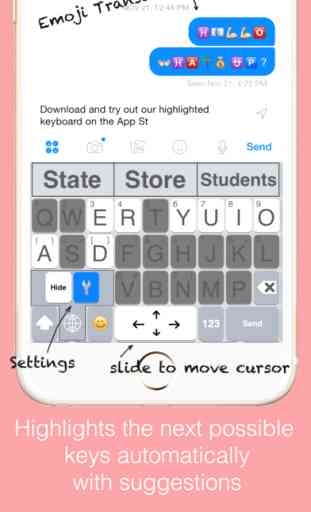 Highlighted Keyboard - Extra large Keyboard with next key hints 2