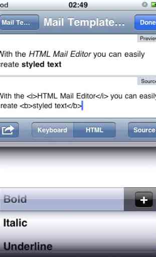 HTML Mail Editor 3