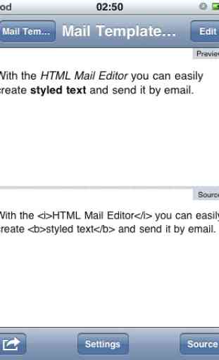 HTML Mail Editor 4