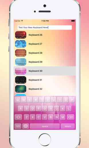 Keyboard Themes Plus - Stylish Keypad Skin with Colorful Background Design 3
