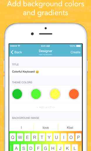 Kiwi - Colorful, Custom Keyboard Designer with Emoji for iOS 8 2