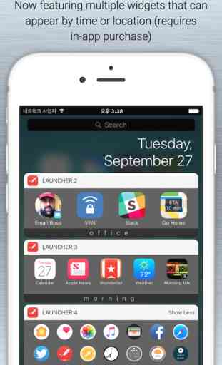 Launcher with Notification Center Widgets 2