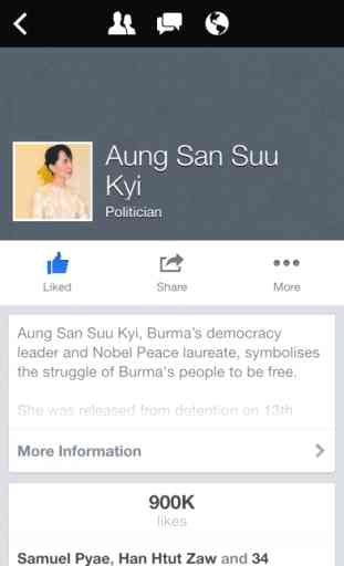 LikeBook - for Facebook with Myanmar Keyboard 1