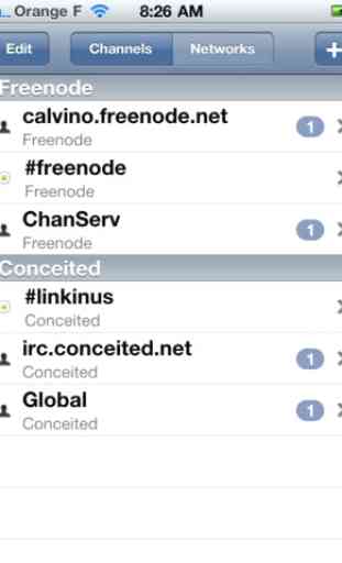Linkinus for iPhone - IRC Client 3