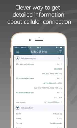 LTE Cell Info: Network Status for 4G, 3G & UMTS 1