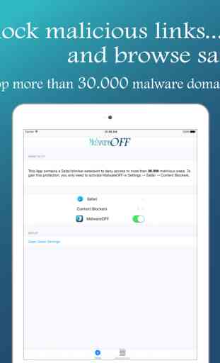 MalwareOFF for Safari 2