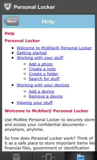 McAfee Personal Locker 4