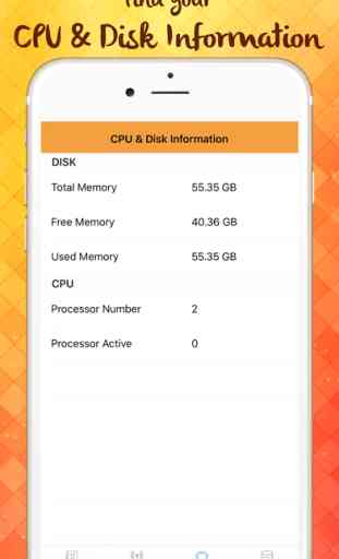 Memory Monitor : Disk ,storage,processor info 3