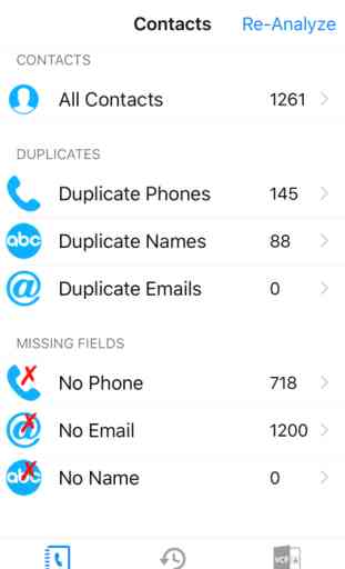 My Contacts Backup & Cleanup Free 1