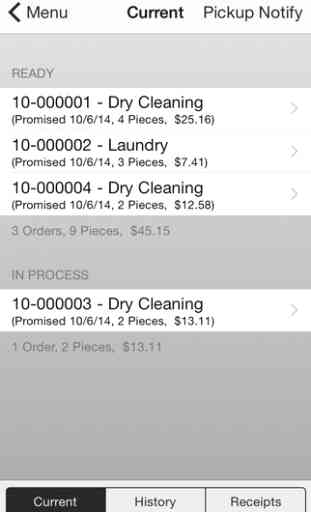 MyDryCleaner Mobile 2