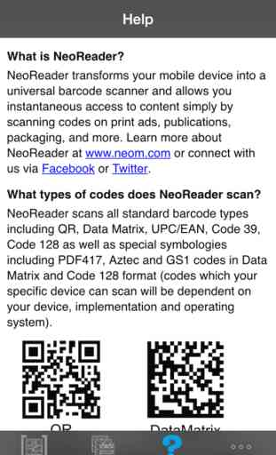 NeoReader® - QR & Mobile Barcode Scanner 4