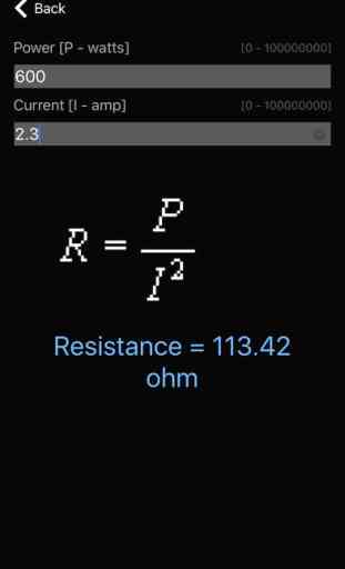 Ohm Law Calculator 3
