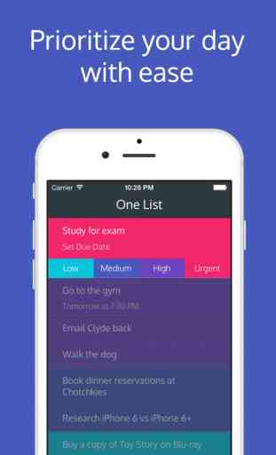 One List - Prioritized To-Do List & Task Manager 2