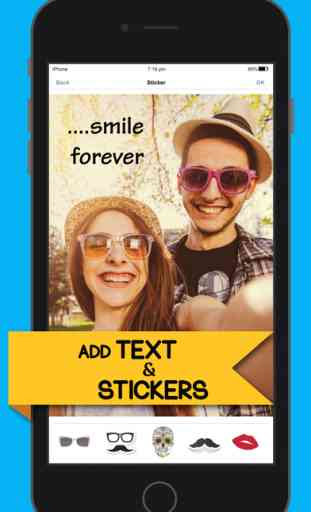 Photo Art Studio - Edit Pics with Filters Effect, Color Splash & Cool Fonts in Stickers 4