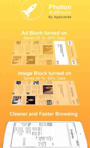 Photon Ad Block - Fast Private Browsing plus Ads Blocker for Safari Browser 1
