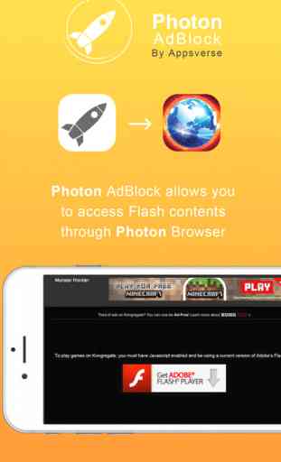 Photon Ad Block - Fast Private Browsing plus Ads Blocker for Safari Browser 4