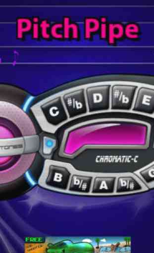 Pitch Pipe Pro (Pitchpipe) - Perfect practice tool for Musicians (Chromatic acapella pitch) 4