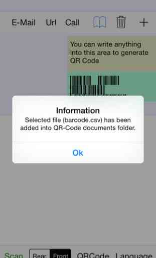 QR-Code and Barcode Scanner & Generator with Control from file option 3