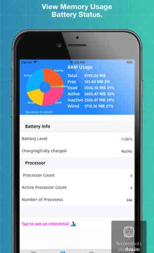 S2 System Status Monitor Lite with usage Widget battery charge and Memory data Manager Info 2