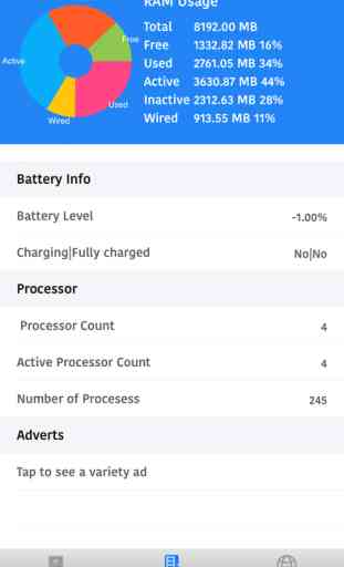 S2 System Status Monitor Lite with usage Widget battery charge and Memory data Manager Info 3