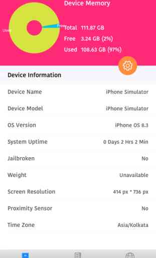 S2 System Status Monitor Lite with usage Widget battery charge and Memory data Manager Info 4