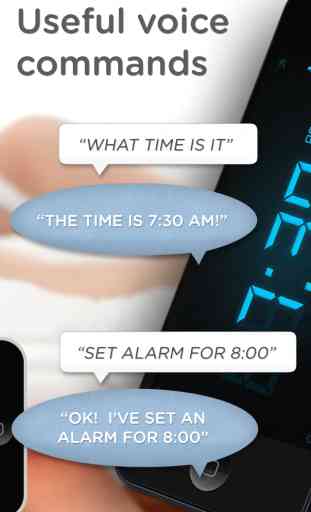 SpeakToSnooze - Alarm clock with voice control commands to snooze and turn off your alarm! 2