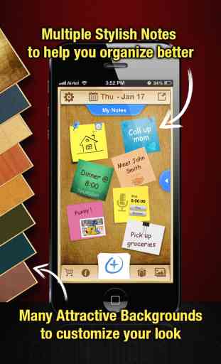 StickMe Notes - Beautiful Checklist Reminder - ToDo Task Lists & Personal Sticky Notepad Application With Alarm 1
