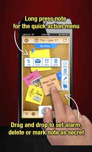 StickMe Notes - Beautiful Checklist Reminder - ToDo Task Lists & Personal Sticky Notepad Application With Alarm 4