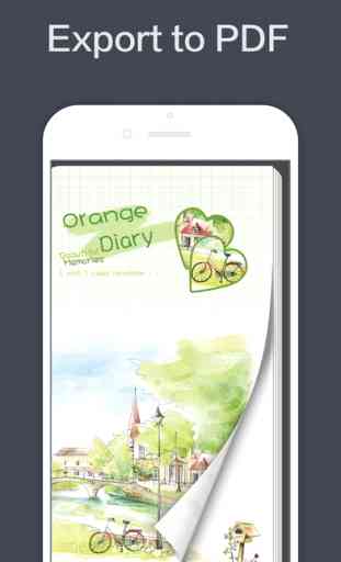 Orange Diary - Gratitude Journal, Personal Note & Mood Tracker 2
