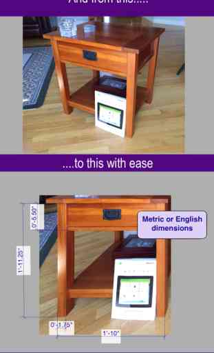 Photo Scale Measurements & Dimensions for measuring in home Design 3