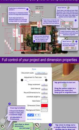 Photo Scale Measurements & Dimensions for measuring in home Design 4