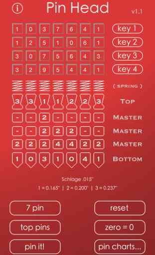 Pin Head - Lock Cylinder Calculator 2